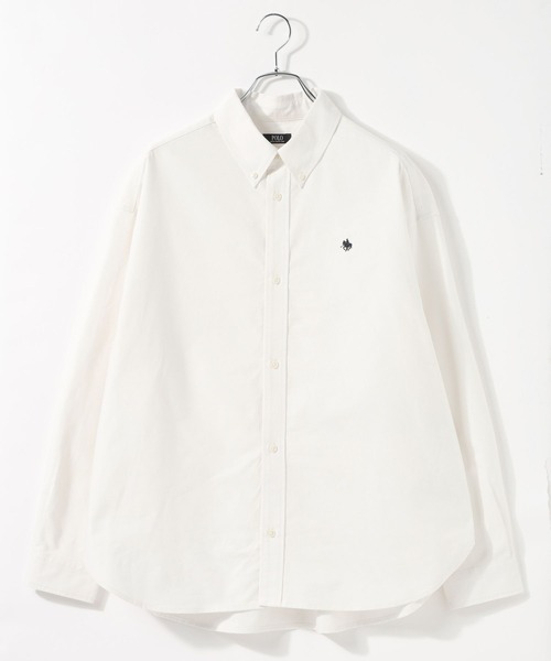POLO BCS（ポロ ビーシーエス）の「【POLO BCS(ポロ・ビーシーエス)】オックスフォードオーバーサイズシャツ（シャツ/ブラウス・メンズ・ライトブルー/ホワイト・LARGE/MEDIUM）」の3枚目の写真