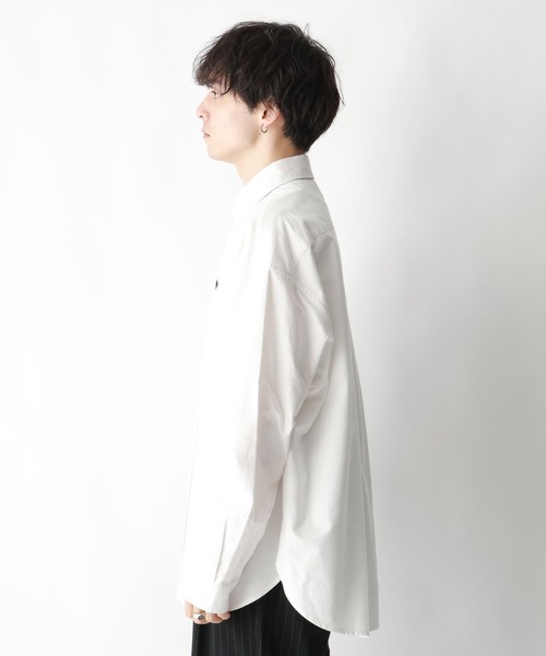 POLO BCS（ポロ ビーシーエス）の「【POLO BCS(ポロ・ビーシーエス)】オックスフォードオーバーサイズシャツ（シャツ/ブラウス・メンズ・ライトブルー/ホワイト・LARGE/MEDIUM）」の18枚目の写真