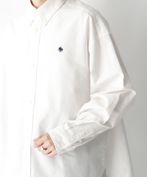 POLO BCS（ポロ ビーシーエス）の「【POLO BCS(ポロ・ビーシーエス)】オックスフォードオーバーサイズシャツ（シャツ/ブラウス・メンズ・ライトブルー/ホワイト・LARGE/MEDIUM）」の21枚目の写真