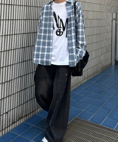 ★韓国の人気★【NOMANUAL】★S.N.R LONG SLEEVE TE.E★ NOMANUAL（NOMANUAL）の「【NOMANUAL】S.N.R LONG SLEEVE TEE（T