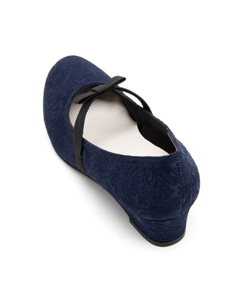 JELLY BEANS（ジェリービーンズ）の「【WEB限定】リボンゴムストラップパンプス(204-43017)JELLY BEANS(ジェリービーンズ)（パンプス・レディース・ブラック/グレイッシュベージュ/ネイビー・22.5/23/23.5/24/24.5）」の8枚目の写真