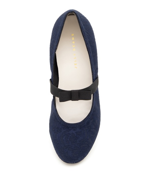 JELLY BEANS（ジェリービーンズ）の「【WEB限定】リボンゴムストラップパンプス(204-43017)JELLY BEANS(ジェリービーンズ)（パンプス・レディース・ブラック/グレイッシュベージュ/ネイビー・22.5/23/23.5/24/24.5）」の9枚目の写真