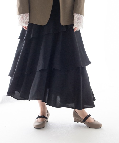 JELLY BEANS（ジェリービーンズ）の「【WEB限定】リボンゴムストラップパンプス(204-43017)JELLY BEANS(ジェリービーンズ)（パンプス・レディース・ブラック/グレイッシュベージュ/ネイビー・22.5/23/23.5/24/24.5）」の15枚目の写真