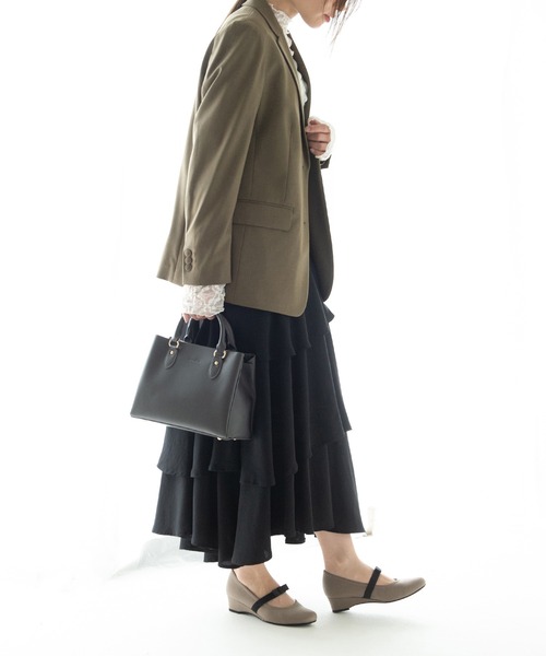 JELLY BEANS（ジェリービーンズ）の「【WEB限定】リボンゴムストラップパンプス(204-43017)JELLY BEANS(ジェリービーンズ)（パンプス・レディース・ブラック/グレイッシュベージュ/ネイビー・22.5/23/23.5/24/24.5）」の16枚目の写真