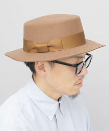 Rily ベージュ ウールフェルトハット L Rily ベージュ ウールフェルトハット L