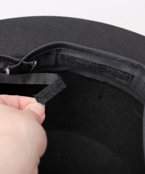 Ruben（ルーベン）の「オーストラリア産ウール フェルト カンカン帽（ハット・メンズ・ブラック/グレイッシュベージュ/ベージュ・FREE）」の11枚目の写真