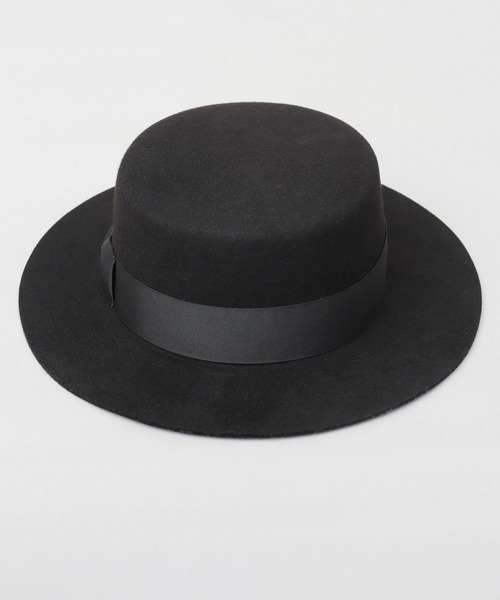Ruben（ルーベン）の「オーストラリア産ウール フェルト カンカン帽（ハット・メンズ・ブラック/グレイッシュベージュ/ベージュ・FREE）」の15枚目の写真