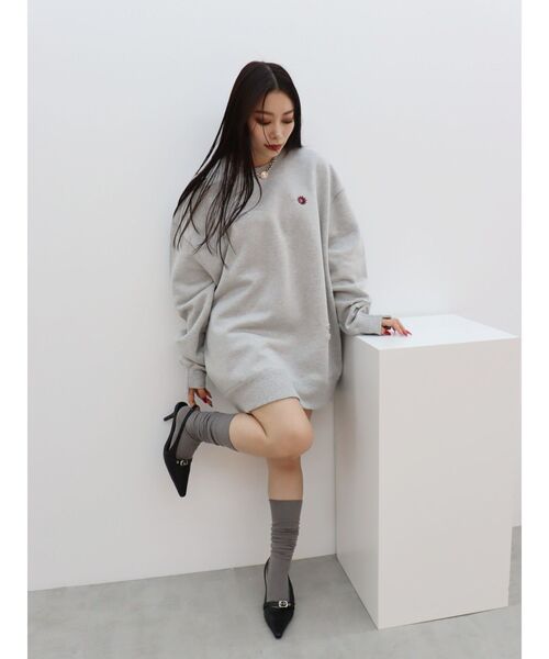 EVRIS（エヴリス）の「SUNNYダメージスウェットトップス（スウェット・レディース・イエロー/グレー/ブルー/ブラック・FREE）」の20枚目の写真