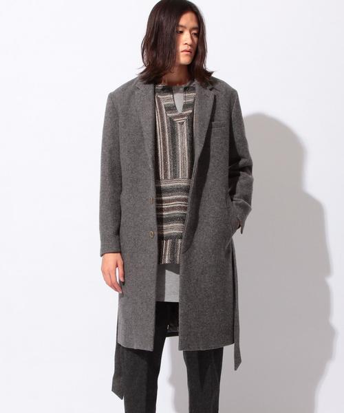 MONKEY TIME(モンキータイム)の「<monkey time × Chees>∴ DBL/FACE COAT/コート◆(チェスターコート・メンズ・ネイビー/グレー・LARGE/MEDIUM/SMALL)」の16枚目の写真