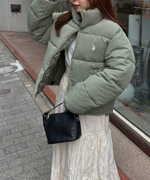 セール】RANAN/solleim別注【U.S.POLO ASSN.】ショート丈エコダウン