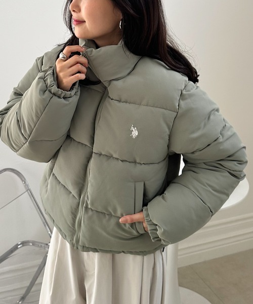 セール】RANAN/solleim別注【U.S.POLO ASSN.】ショート丈エコダウン