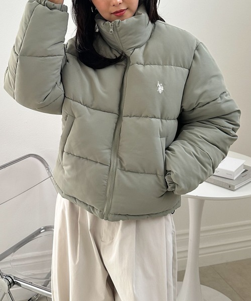 セール】RANAN/solleim別注【U.S.POLO ASSN.】ショート丈エコダウン