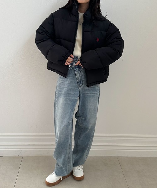 セール】RANAN/solleim別注【U.S.POLO ASSN.】ショート丈エコダウン