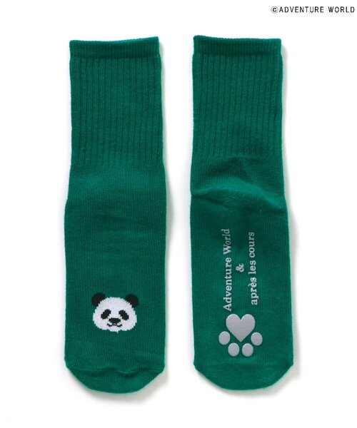 apres les cours(アプレレクール)の「アドベンチャーワールド/おやこソックス(ソックス/靴下・キッズ・ストライプ/グリーン/レッド/ブラック・12/15 /18/21/24/27)」の3枚目の写真