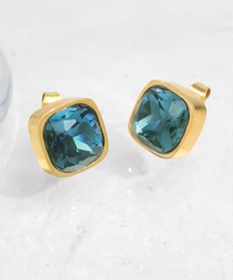 blackdia ocean ファセットクォーツピアス