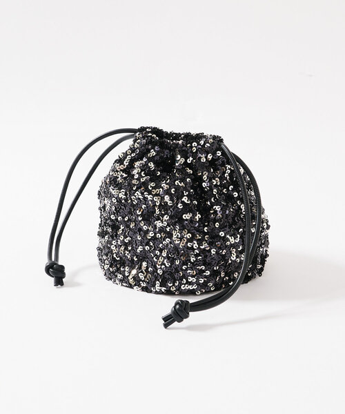 La boutique BonBon（ラブティックボンボン）の「スパンコールバッグ（ショルダーバッグ・レディース・シルバー/ブラック・FREE）」の11枚目の写真