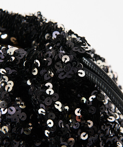 La boutique BonBon（ラブティックボンボン）の「スパンコールバッグ（ショルダーバッグ・レディース・シルバー/ブラック・FREE）」の13枚目の写真