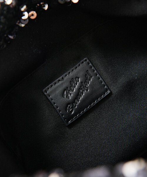 La boutique BonBon（ラブティックボンボン）の「スパンコールバッグ（ショルダーバッグ・レディース・シルバー/ブラック・FREE）」の14枚目の写真