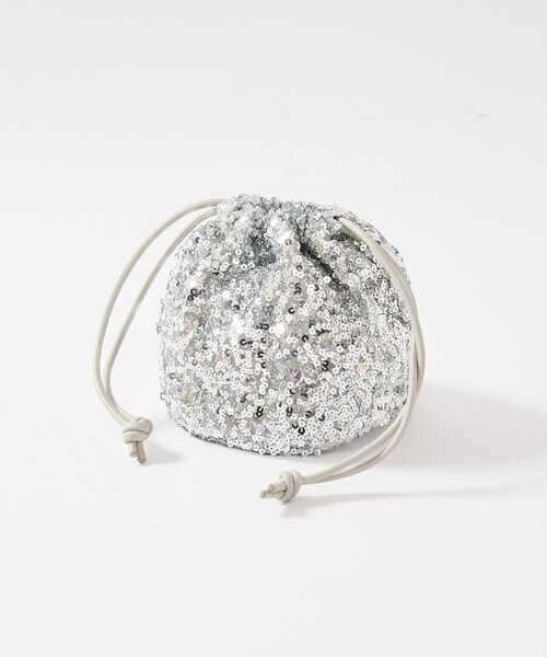 La boutique BonBon（ラブティックボンボン）の「スパンコールバッグ（ショルダーバッグ・レディース・シルバー/ブラック・FREE）」の18枚目の写真