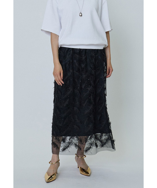 【セール】フェザーチュールスカート（スカート）｜1er Arrondissement（プルミエアロンディスモン）