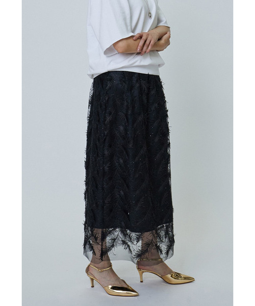 【セール】フェザーチュールスカート（スカート）｜1er Arrondissement（プルミエアロンディスモン）