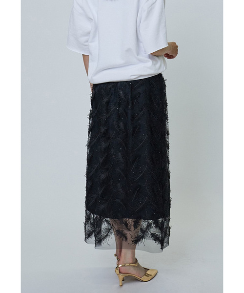 【セール】フェザーチュールスカート（スカート）｜1er Arrondissement（プルミエアロンディスモン）