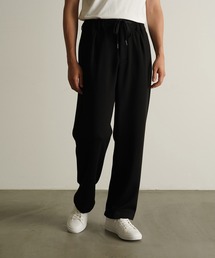 【Custom Culture】STRETCH ダンボール ワンタックWIDEパンツ ワイドスラックス
