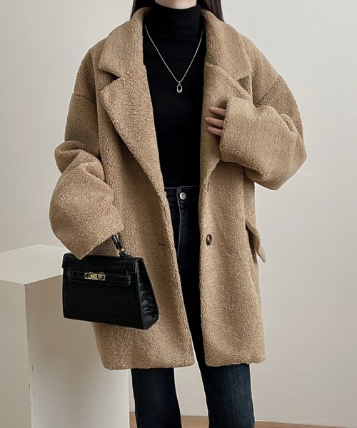 セール】ボアテーラードジャケット（テーラードジャケット）｜ABITOKYO