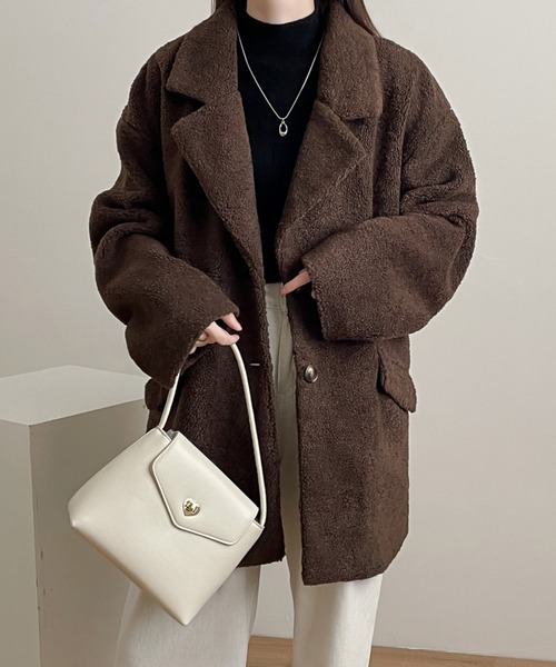 セール】ボアテーラードジャケット（テーラードジャケット）｜ABITOKYO