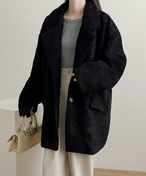 セール】ボアテーラードジャケット（テーラードジャケット）｜ABITOKYO