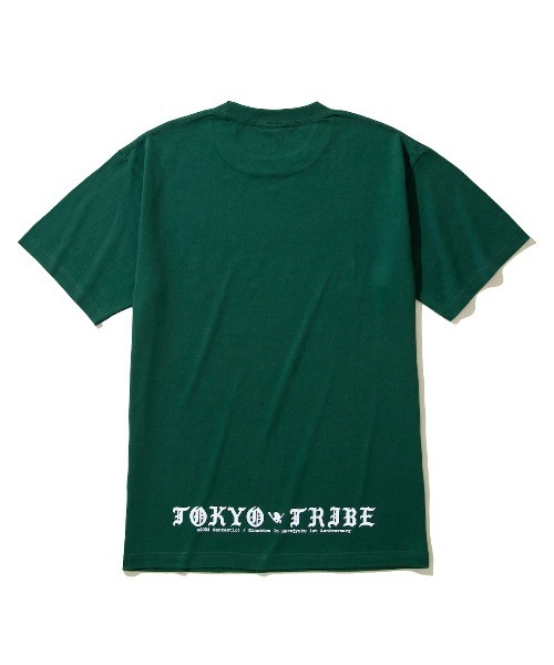 Kinetics × TOKYO TRIBE' SANTA INOUE SARU IRON-ON LETTER TEE