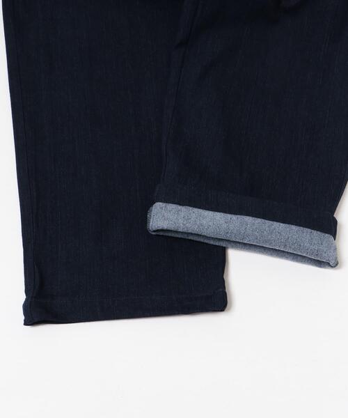 ITEMS URBANRESEARCH（アイテムズ アーバンリサーチ）の「裏起毛デニムベイカーパンツ（デニムパンツ・レディース・ブラック/ブルー・FREE）」の9枚目の写真