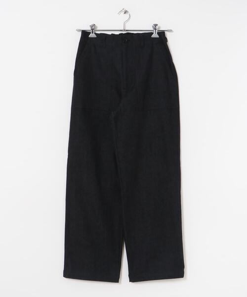 ITEMS URBANRESEARCH（アイテムズ アーバンリサーチ）の「裏起毛デニムベイカーパンツ（デニムパンツ・レディース・ブラック/ブルー・FREE）」の16枚目の写真