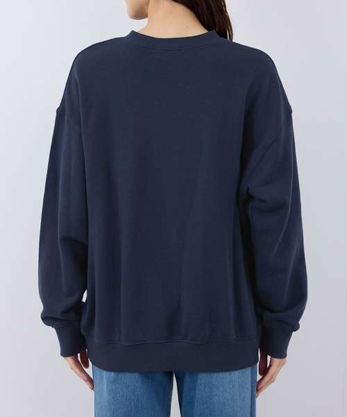 ROPE' PICNIC（ロペピクニック）の「かすれ箔カレッジロゴプリントスウェット（スウェット・レディース・ライトグレー/ネイビー/グレー系その他・38）」の17枚目の写真