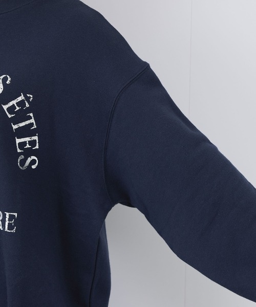 ROPE' PICNIC（ロペピクニック）の「かすれ箔カレッジロゴプリントスウェット（スウェット・レディース・ライトグレー/ネイビー/グレー系その他・38）」の20枚目の写真