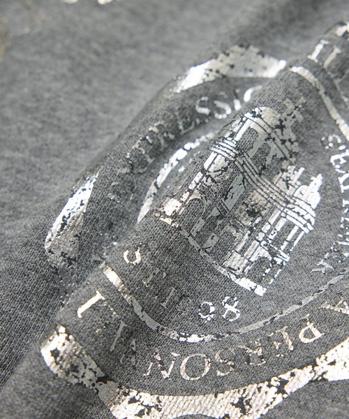 ROPE' PICNIC（ロペピクニック）の「かすれ箔カレッジロゴプリントスウェット（スウェット・レディース・ライトグレー/ネイビー/グレー系その他・38）」の22枚目の写真