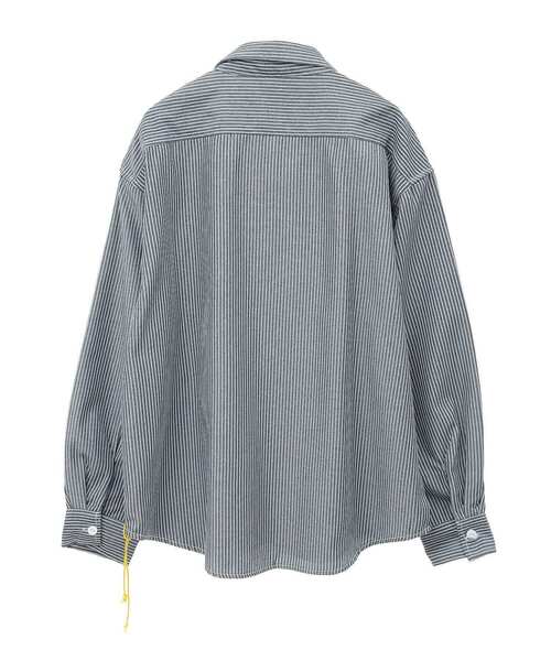 CRAFT STANDARD BOUTIQUE(クラフトスタンダードブティック)の「ヒッコリーデニムシャツ(シャツ/ブラウス・メンズ・ネイビー/ブラック・M/L/XL)」の21枚目の写真