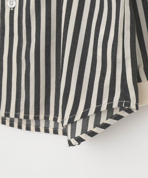 p.premier(ピードットプルミエ)の「【フォーマル対応/ジュニア対応】蝶ネクタイ付きバンドカラーシャツ(シャツ/ブラウス・キッズ・ブラック/オフホワイト・90/100/110/120/130/140/150/160)」の16枚目の写真