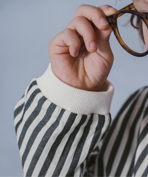 p.premier(ピードットプルミエ)の「【フォーマル対応/ジュニア対応】蝶ネクタイ付きバンドカラーシャツ(シャツ/ブラウス・キッズ・ブラック/オフホワイト・90/100/110/120/130/140/150/160)」の22枚目の写真