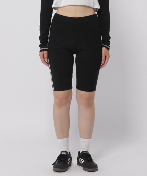 3.3 Field Trip （3.3フィールドトリップ）の「3.3 Field Trip／ラインニットショートパンツ（その他パンツ・レディース・グレー/ブラック・FREE）」の11枚目の写真