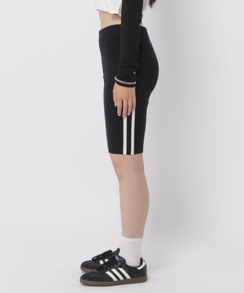 3.3 Field Trip （3.3フィールドトリップ）の「3.3 Field Trip／ラインニットショートパンツ（その他パンツ・レディース・グレー/ブラック・FREE）」の12枚目の写真