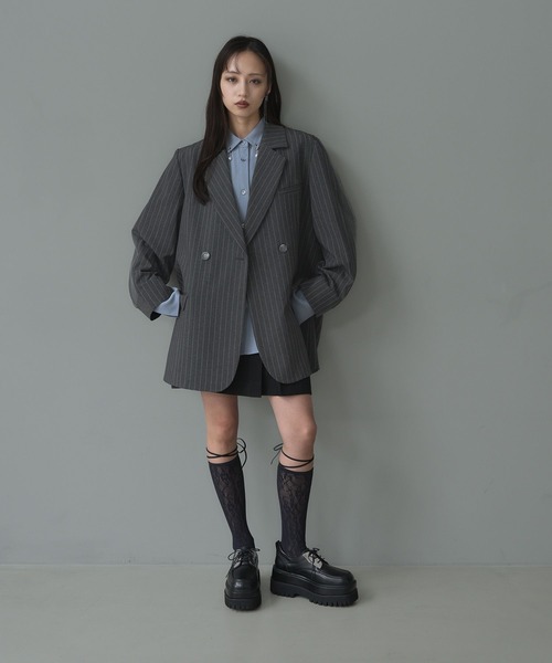 HARE（ハレ）の「ストライプドッキングジャケット(HARE