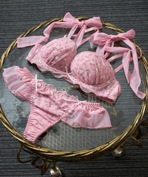 ブラ&ショーツ（ピンク/桃色系・Tバック/ソング）ファッション通販