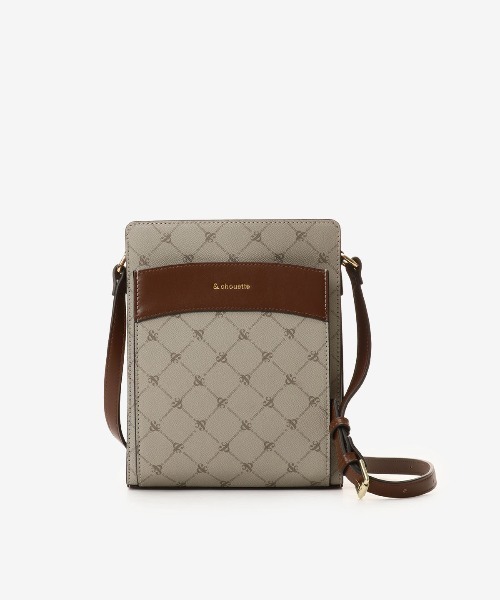 J_O ORIGINALモノグラムスクエアショルダーバッグ【EXPO×グレージュ