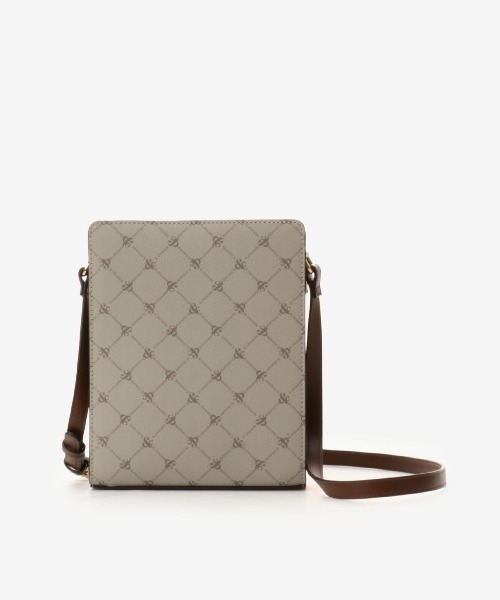 J_O ORIGINALモノグラムスクエアショルダーバッグ【EXPO×グレージュ J_O ORIGINALモノグラムスクエアショルダーバッグ【EXPO×グレージュ