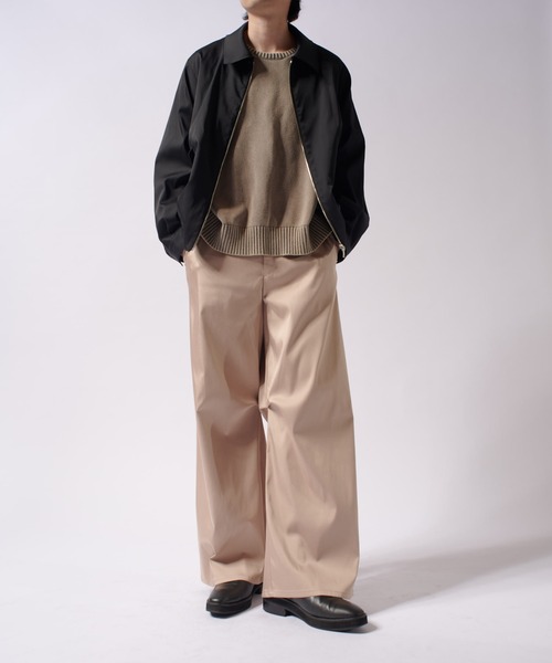 Lui's(ルイス)の「ハイツイストワイドレッグパンツ(その他パンツ・メンズ・ベージュ/ブラック・M/S)」の18枚目の写真