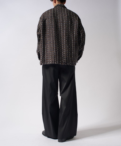 Lui's(ルイス)の「ハイツイストワイドレッグパンツ(その他パンツ・メンズ・ベージュ/ブラック・M/S)」の14枚目の写真