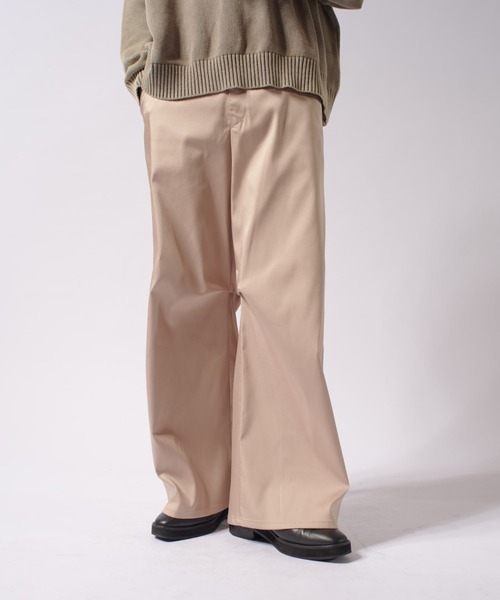 Lui's(ルイス)の「ハイツイストワイドレッグパンツ(その他パンツ・メンズ・ベージュ/ブラック・M/S)」の15枚目の写真