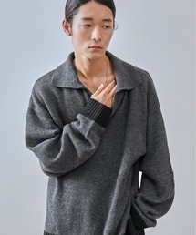 JUNRED | 【一部店舗限定】スキッパーニットプルオーバー(ニット/セーター)