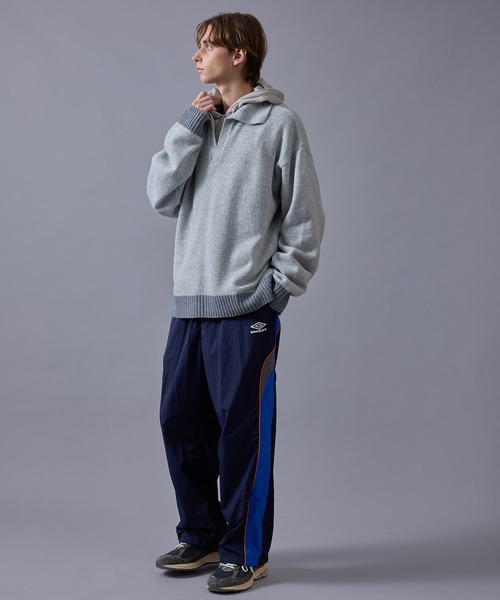 JUNRED（ジュンレッド）の「【一部店舗限定】スキッパーニットプルオーバー（ニット/セーター・メンズ・ライトグレー/ブラック/チャコールグレー・S/M/L）」の5枚目の写真